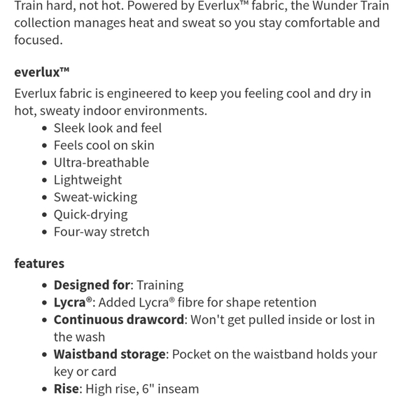 Lululemon wunder train high rise short 6" - Size 8 - Picture 6 of 6